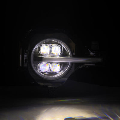 AlphaRex 21-23 Ford Bronco / 22-23 Bronco Raptor NOVA-Series LED Projector Headlights Black