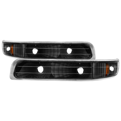 SPYDER Xtune Chevy Silverado 99-02 Amber Reflector Bumper Lights Black CBL-JH-CS99-AM-BK 5064271