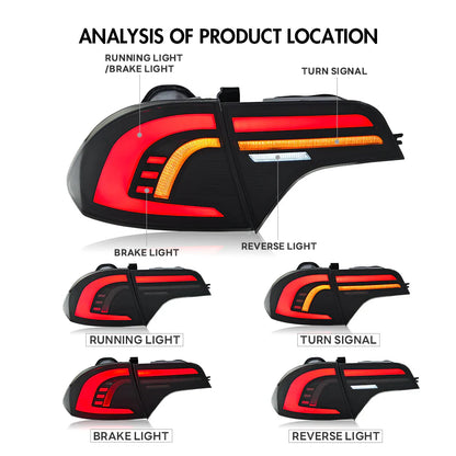 2006-2011 Civic Sedan LED Plug And Play Tail Lights