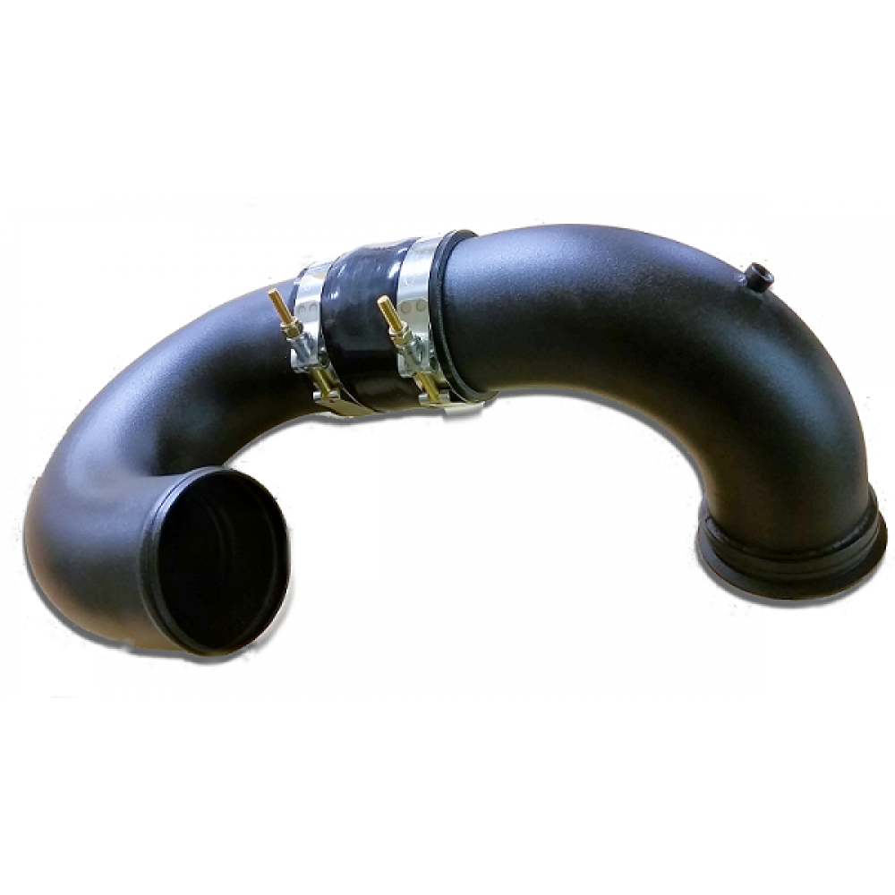 3.50" Twin Cold Pipe (2 PIECE) - 180 Degree bend into 90 Degree NPT