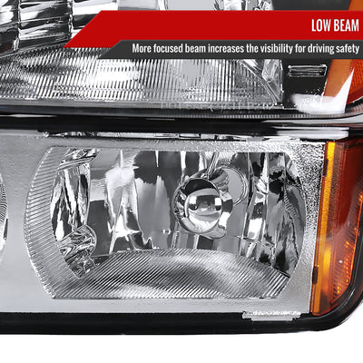 Spec-D 02-06 Avalanche 1500/2500 Headlights OEM Style Bumper Lights