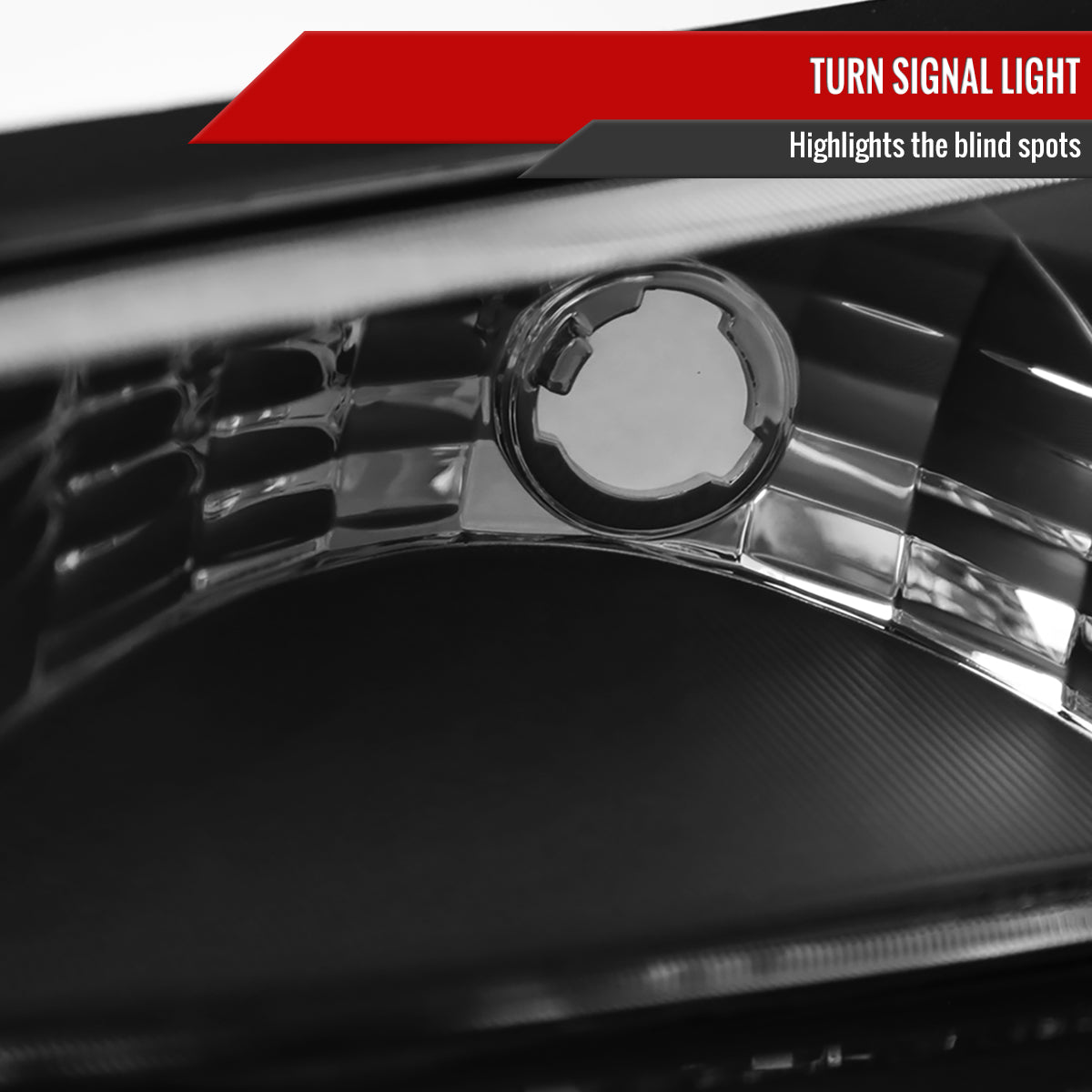 Spec-D 02-06 Avalanche 1500 2500 Headlights Bumper Lights Black