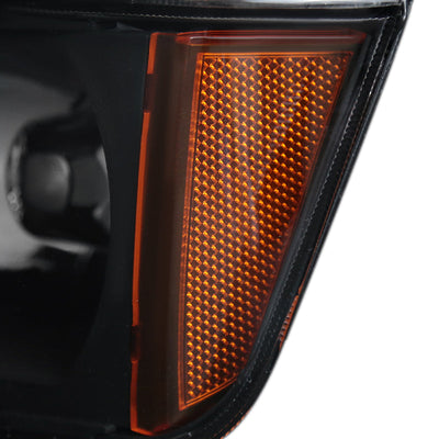 Spec-D 02-06 Avalanche 1500 2500 Headlights Bumper Lights Black