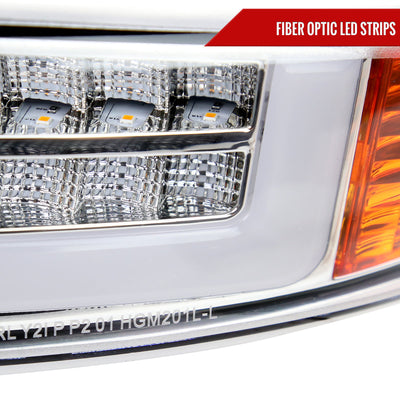 Spec-D 99-06 GMC Sierra Denali Yukon/XL SEQ Bumper Lights Headlights