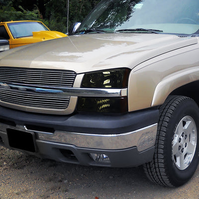 Spec-D 02-06 Avalanche/03-07 Silverado OEM Style Bumper Lights Smoked