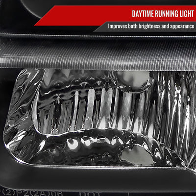 Spec-D 02-06 Avalanche 03-07 Silverado Headlights Bumper Lights