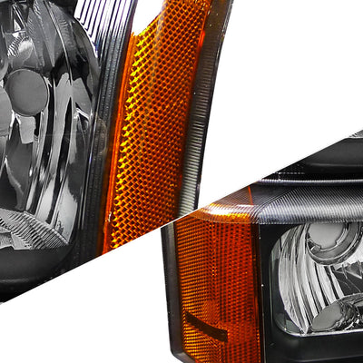 Spec-D 02-06 Avalanche 03-07 Silverado Headlights Bumper Lights