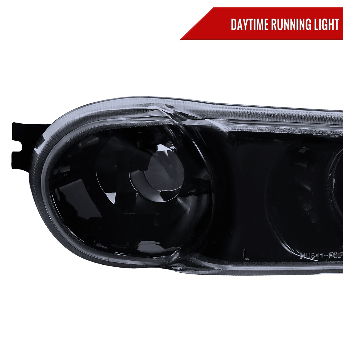 Spec-D 01-06 GMC Yukon Denali 02-06 Sierra Halo Bumper Lights Black
