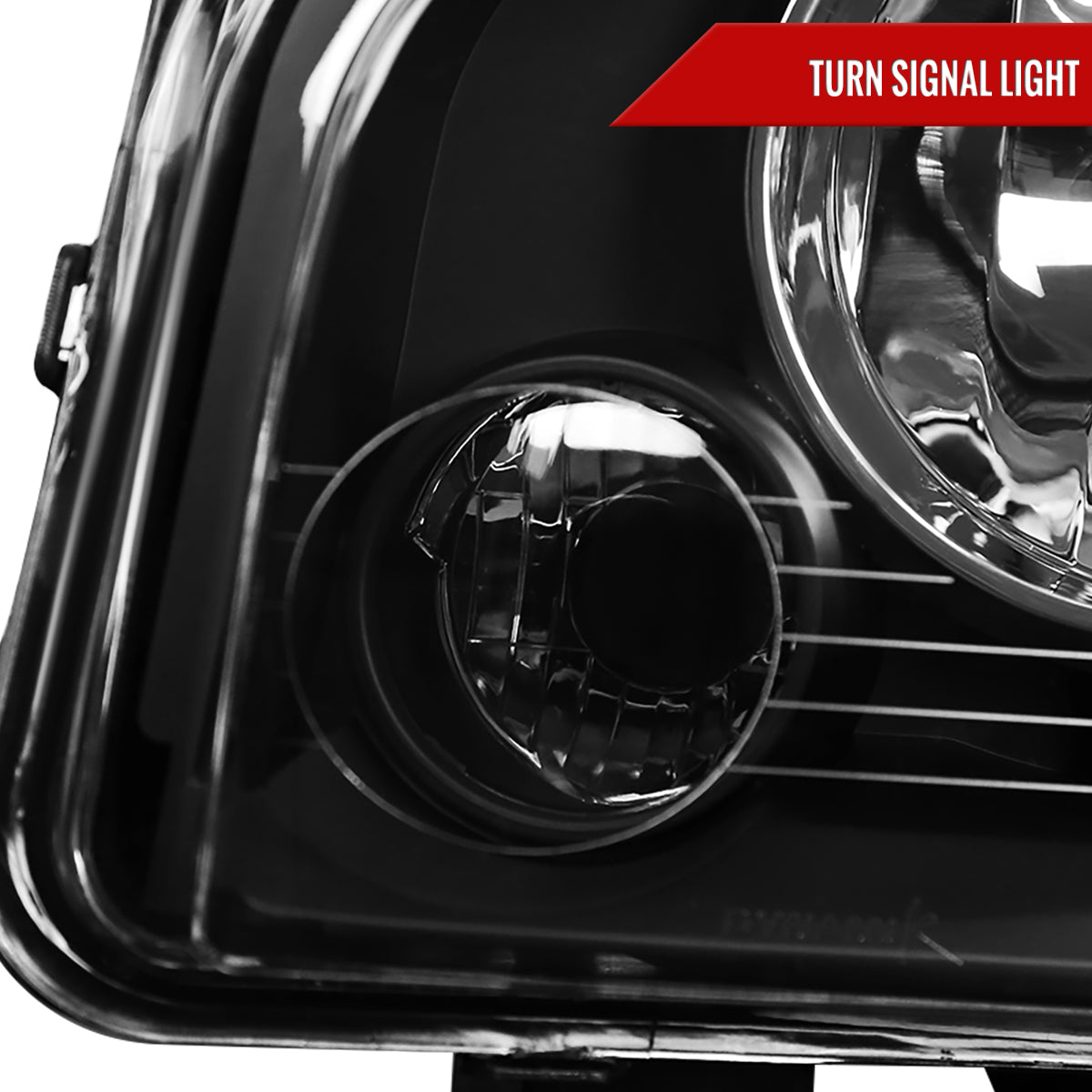 Spec-D 06-10 Dodge Charger Headlights OEM Style w/ Corner Lights Black