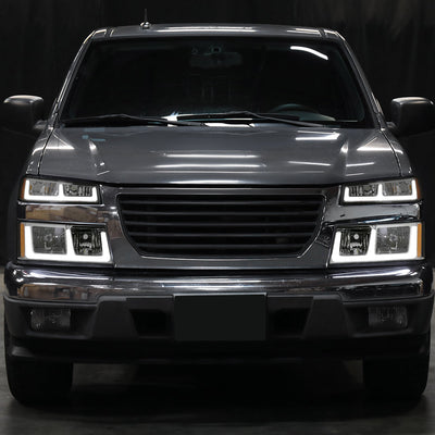 Spec-D 04-12 Chevy Colorado GMC Canyon Tail Lights Chrome/Clear G3