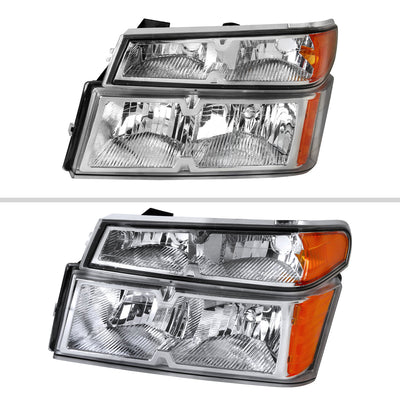 Spec-D 04-12 Chevy Colorado GMC Canyon Tail Lights Chrome/Clear
