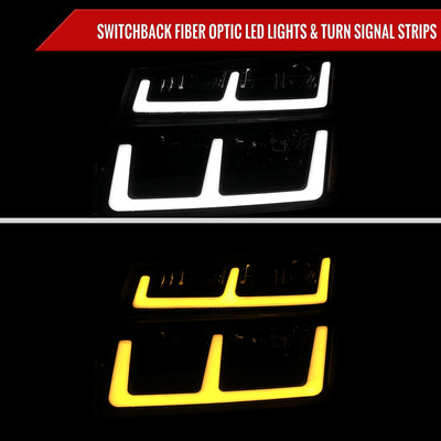Spec-D 04-12 Colorado GMC Canyon Headlights Black/Smoked