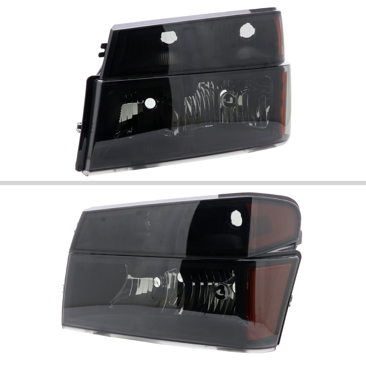 Spec-D 04-12 Colorado/GMC Canyon OE Headlights/Corner Lights Smoked