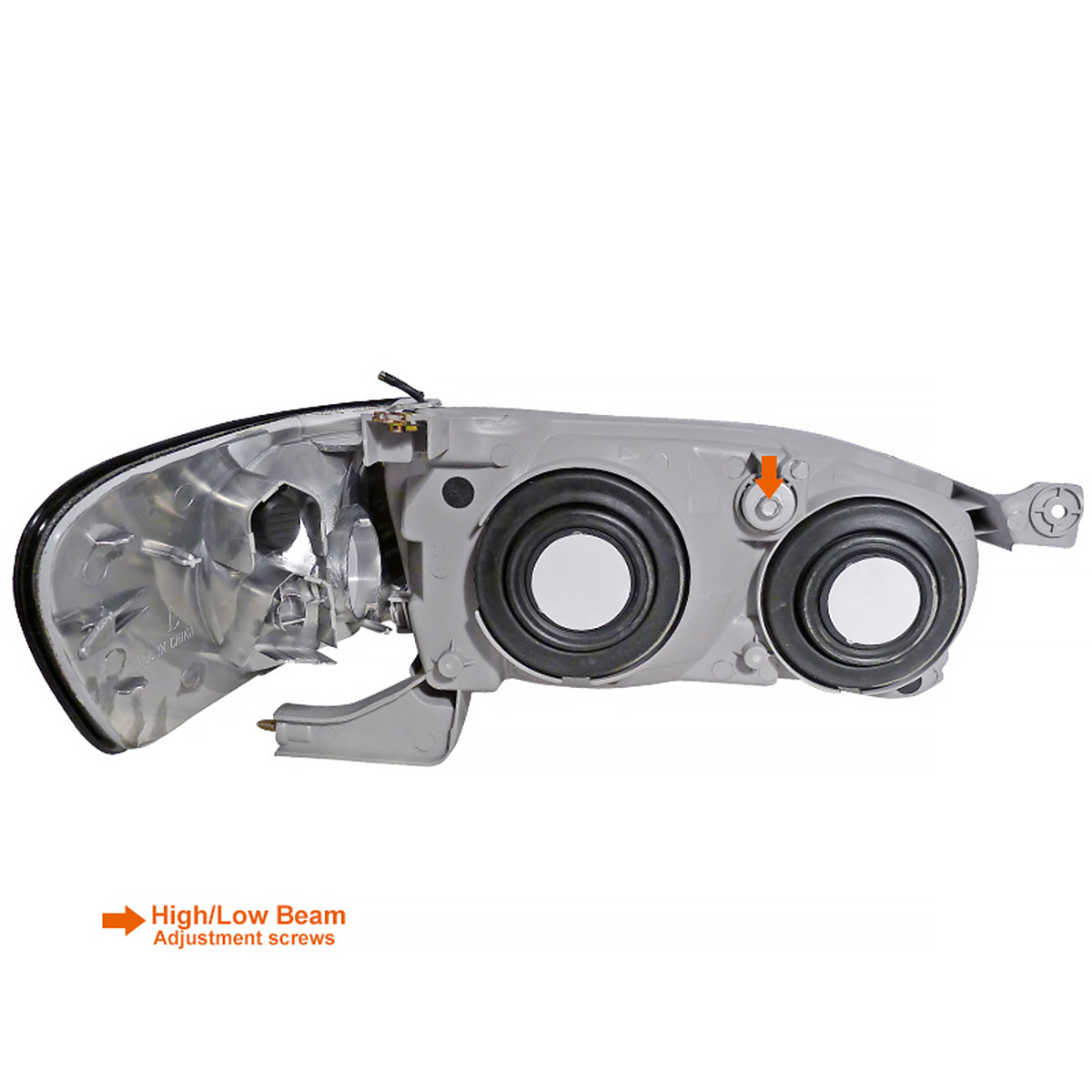 Spec-D 01-02 Corolla Headlights OEM Style w/ Corner Lights Black