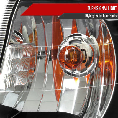 Spec-D 06-11 Mercury Grand Marquis Headlights OEM Style Black/Clear