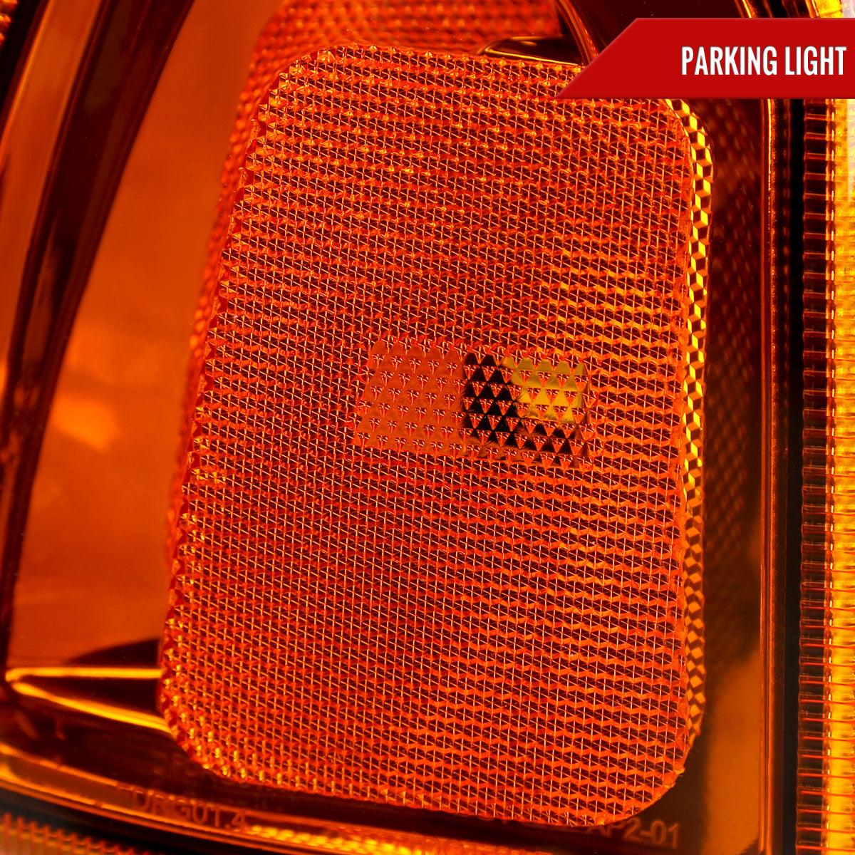 Spec-D 01-11 Ranger Headlights OEM Style/Amber Corner Lamp Chrome