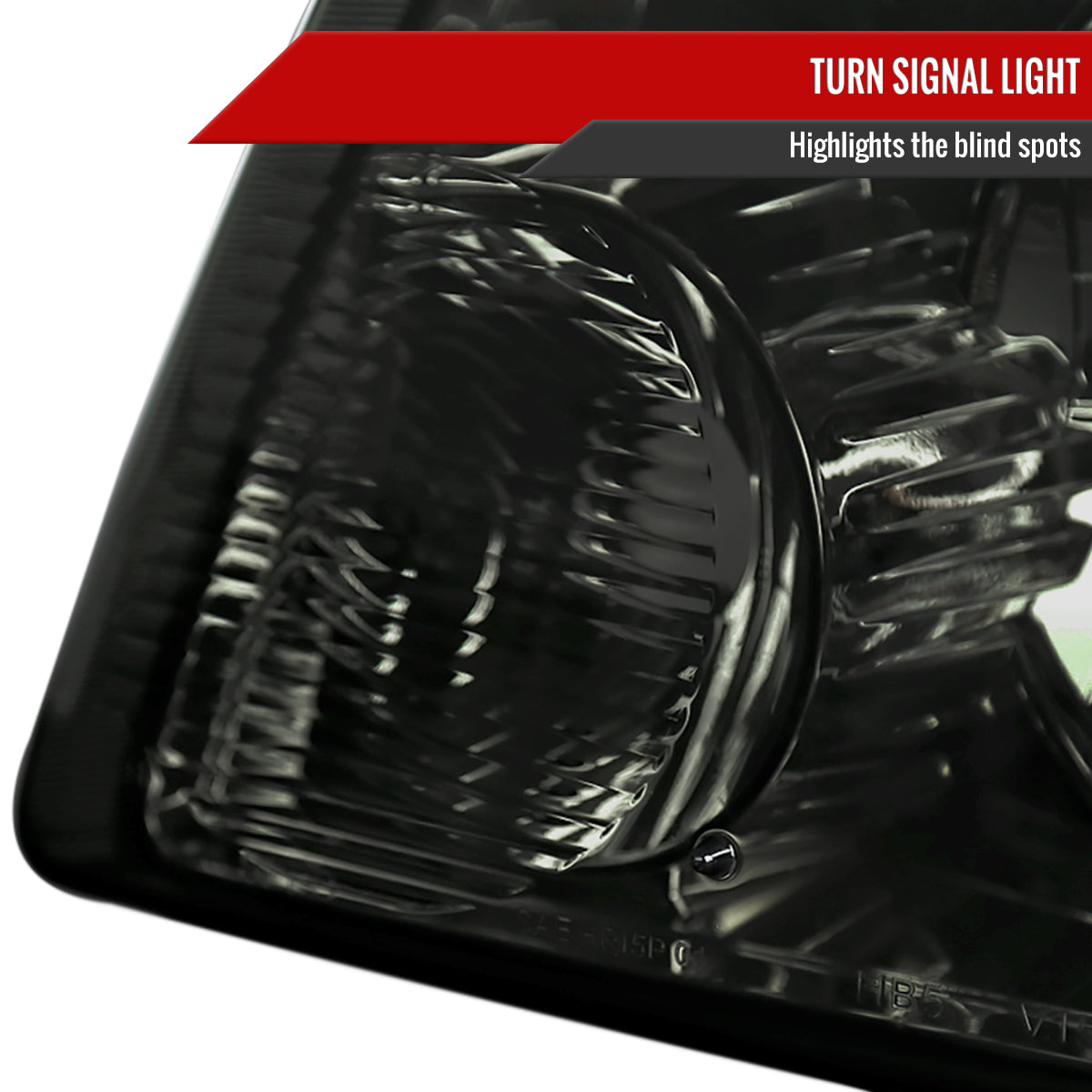 Spec-D 01-11 Ranger Headlights OEM Style Amber Corner Lights /Smoked