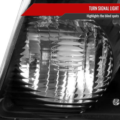 Spec-D 01-11 Ford Ranger Headlights OEM Style Amber Corner Black