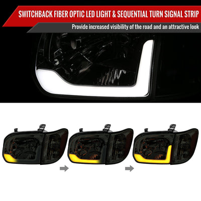 Spec-D 05-06 Toyota Tundra Tail Lights Sequential Smoked