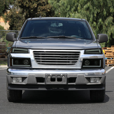 Spec-D 04-12 Chevy Colorado GMC Canyon Tail Lights Smoked