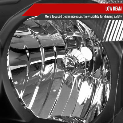 Spec-D 03-05 4Runner OE Style Headlights Black 2LH-4RUN03JM