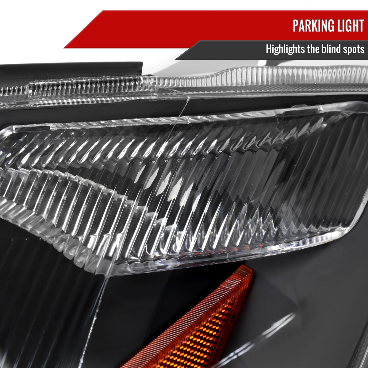 Spec-D 03-05 4Runner OE Style Headlights Black 2LH-4RUN03JM