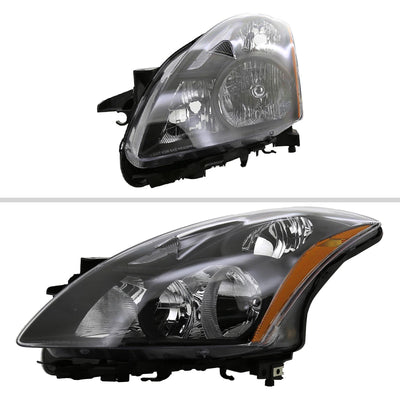 Spec-D 10-12 Nissan Altima 4DR Headlights OEM Style Black