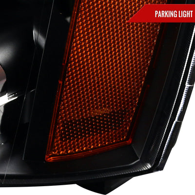 Spec-D 07-14 GMC Sierra Avalanche Headlights OEM Style Black