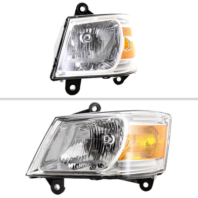 Spec-D 08-10 Dodge Caravan Driver Headlight OEM Chrome Replacement
