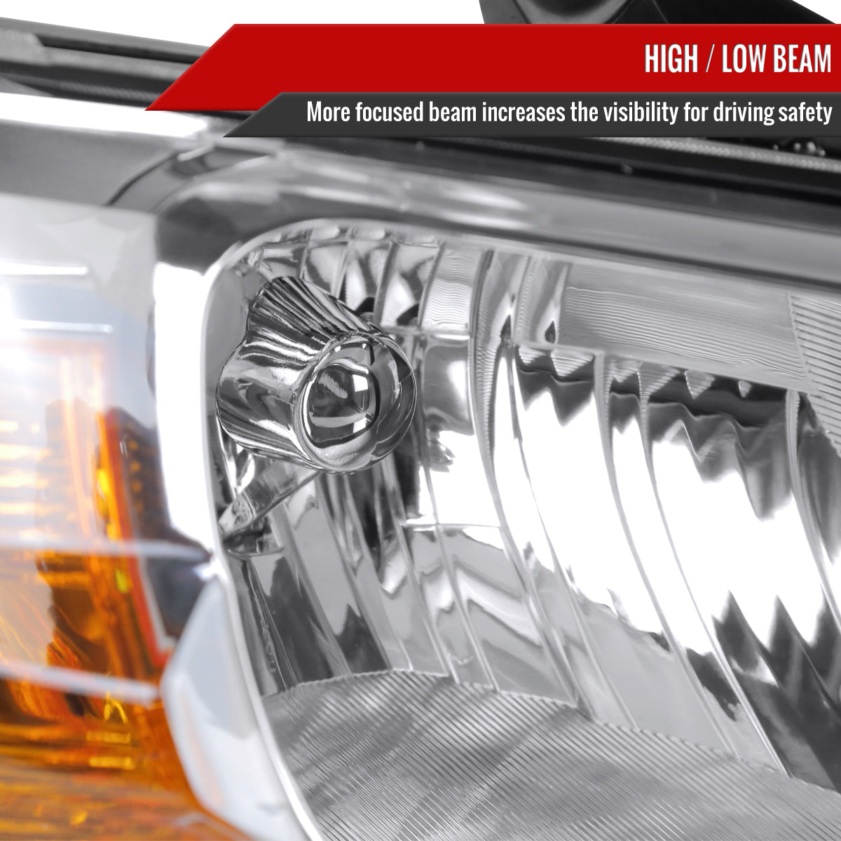 Spec-D 08-10 Dodge Caravan Passenger Headlight OEM Chrome Replacement