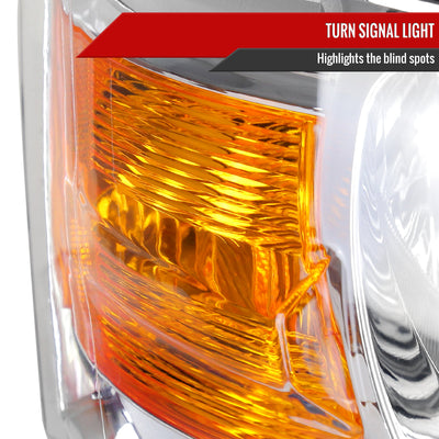 Spec-D 08-10 Dodge Caravan Passenger Headlight OEM Chrome Replacement