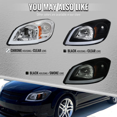 Spec-D 05-10 Cobalt Pontiac G5/Pursuit Projector Headlights Black