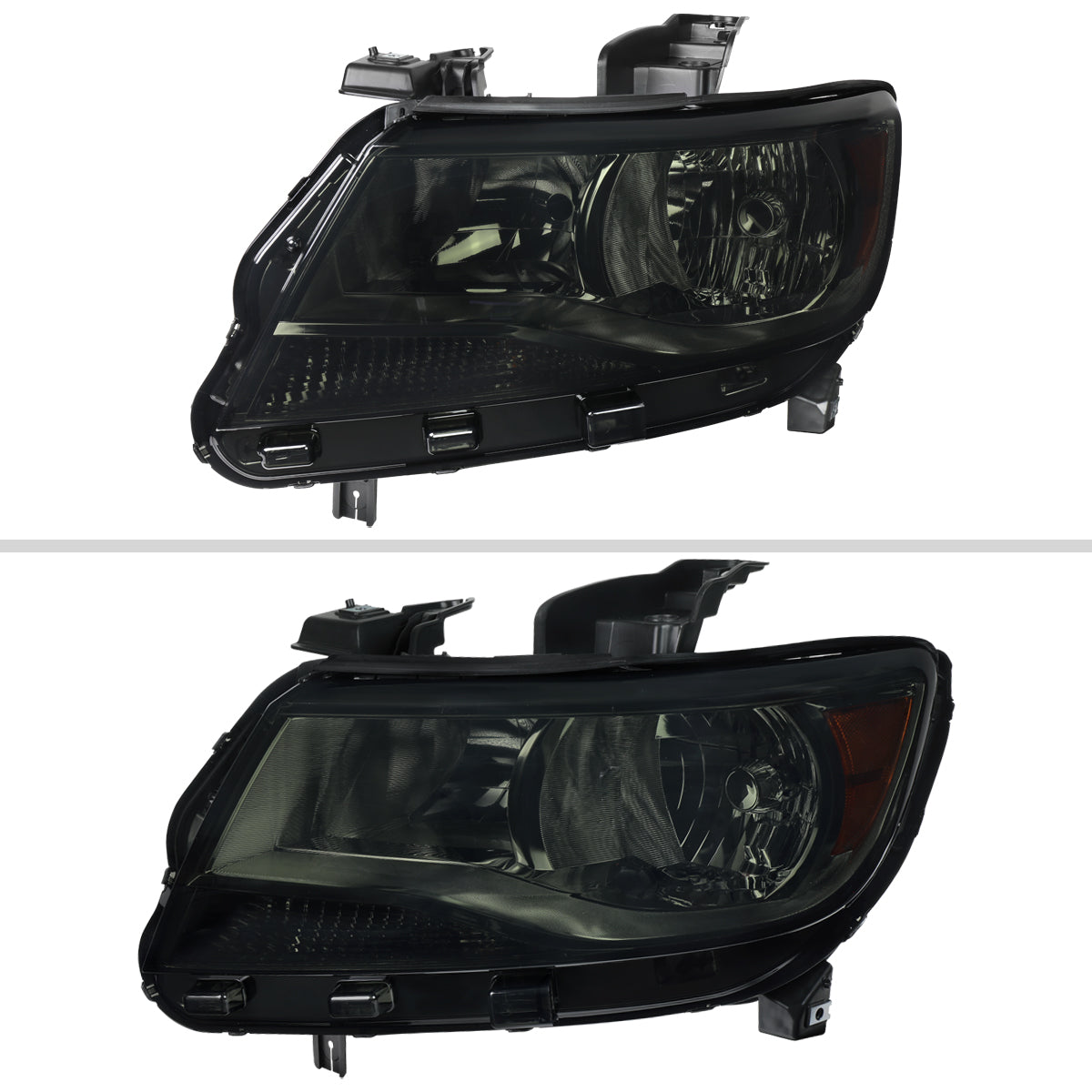 Spec-D 15-22 Chevy Colorado Headlights OEM Style Black/Smoked Lens