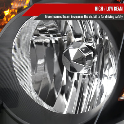 Spec-D 05-06 Honda CR-V OEM Style JP with Headlights Black
