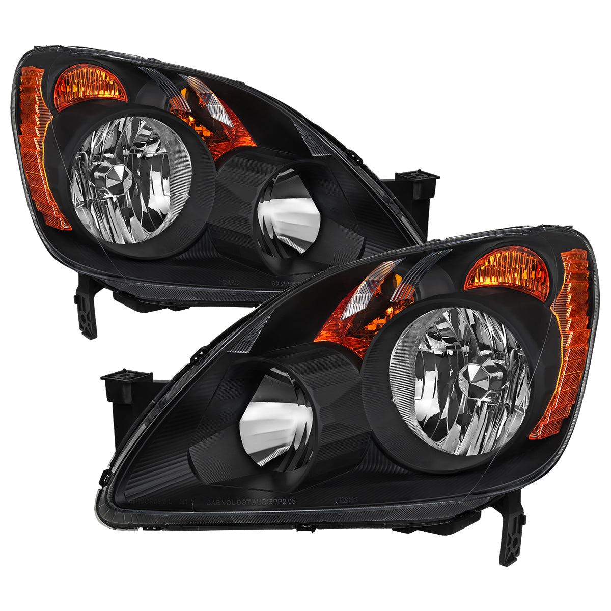 Spec-D 05-06 Honda CR-V OEM Style JP with Headlights Black