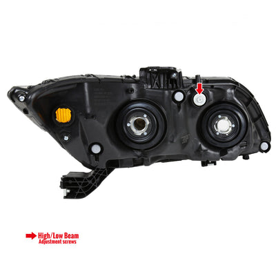 Spec-D 12-15 Honda Civic Driver Headlight Black Replacement