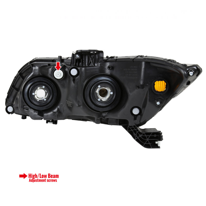 Spec-D 12-15 Honda Civic Passenger Headlight Black Replacement