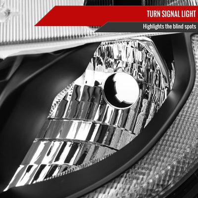 Spec-D 16-21 Honda Civic Headlights OEM Style Projector Black.