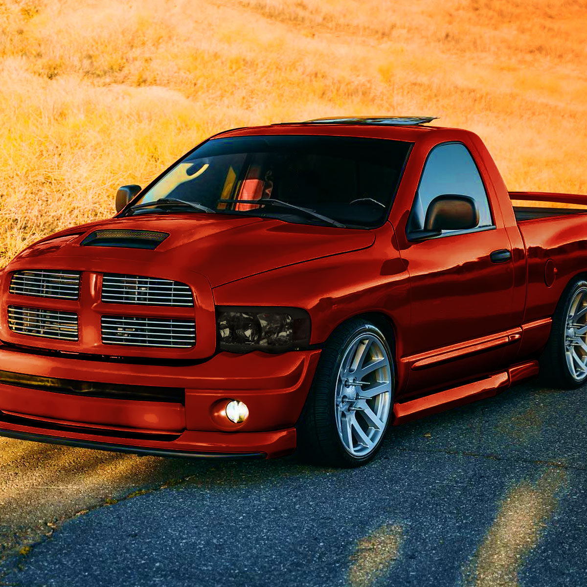 Spec-D 02-05 Ram 1500/03-05 Ram 2500/3500 Tube /Smoked Headlights