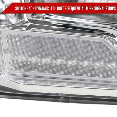 Spec-D 09-18 Ram 1500/10-18 Ram 2500 3500 Headlights Dual SEQ Bar