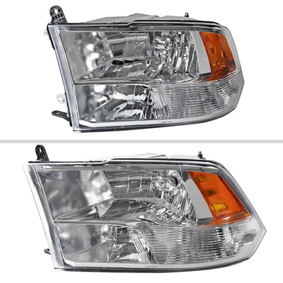 Spec-D 10-18 Dodge Ram/ 19-21 Ram Classic Quad Style Headlights