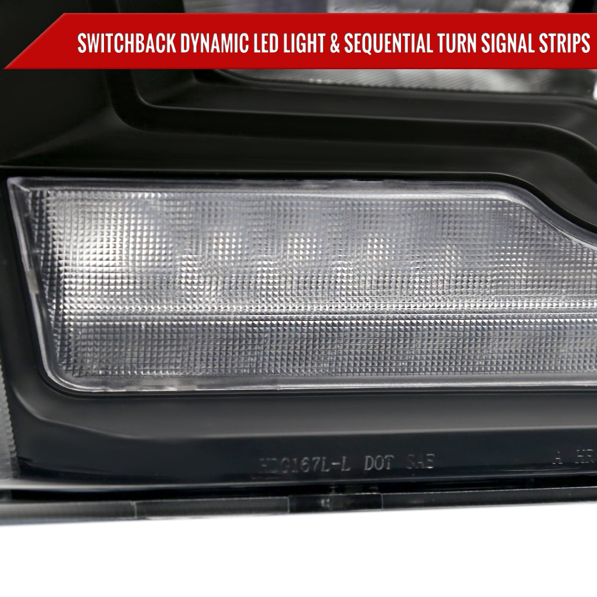 Spec-D 09-18 Ram 1500/10-18 Ram 2500 3500 Sequetial Headlights Black