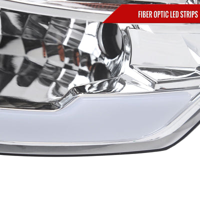 Spec-D 09-19 Ram 1500 2500 3500 Quad Style with Tube Headlights Chrome