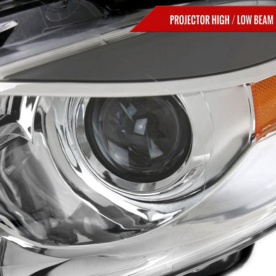 Spec-D 13-16 Dodge Dart Headlights OEM Style High/Low Beam Chrome