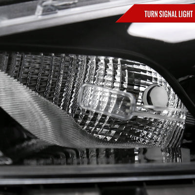 Spec-D 13-16 Dodge Dart Headlights OEM Style High/Low Beam Black