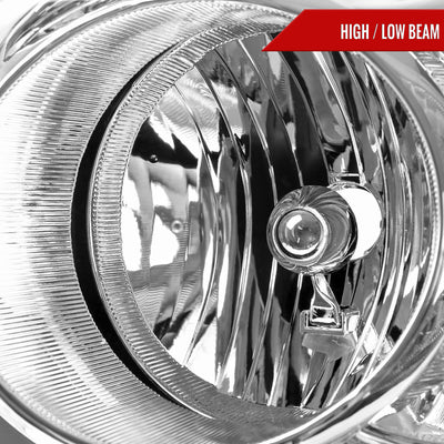 Spec-D 04-06 Dodge Durango Headlights OEM Style Chrome Amber