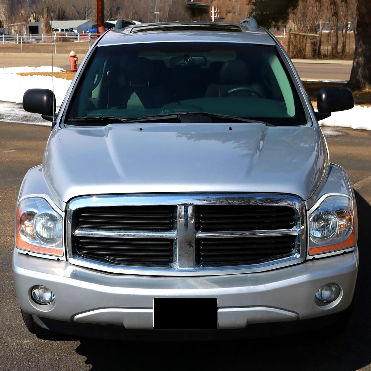 Spec-D 04-06 Dodge Durango Headlights OEM Style Chrome Amber