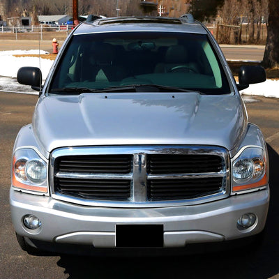 Spec-D 04-06 Dodge Durango Headlights OEM Style Chrome Amber