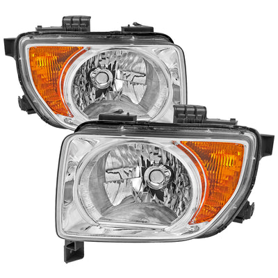 Spec-D 03-08 Honda Element Headlights OEM Style Matte Black