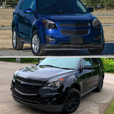 Spec-D 10-15 Chevy Equinox Headlights OEM Style Matte Black